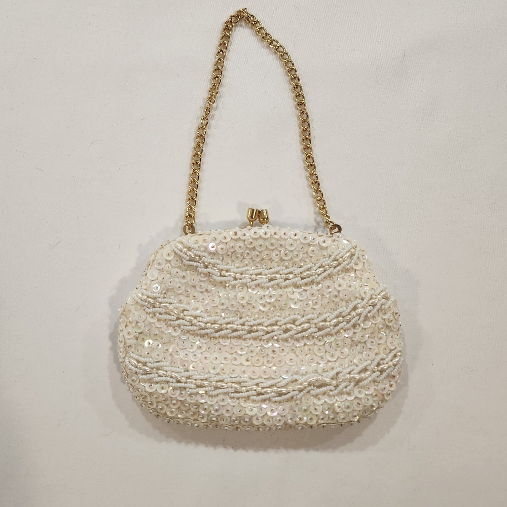 Beaded Sequins Artel Mini Evening Bag